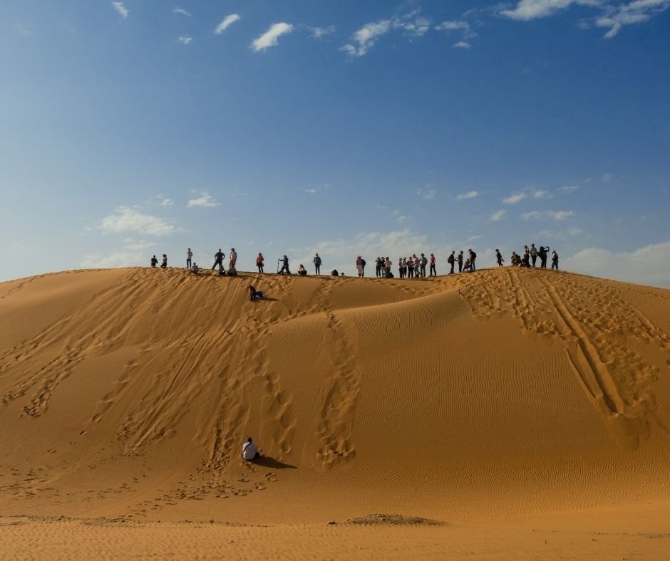 Empty quarter desert area in Saudi Arabia