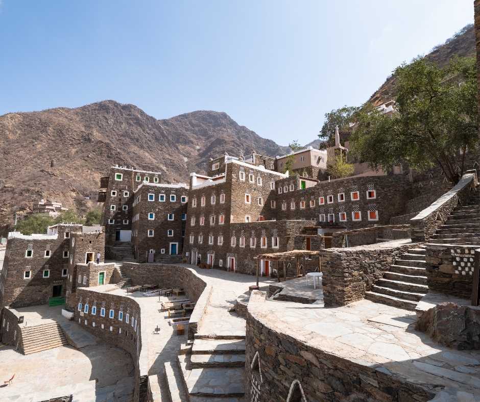 Rijal almaa world heritage site in Asir region, Saudi Arabia