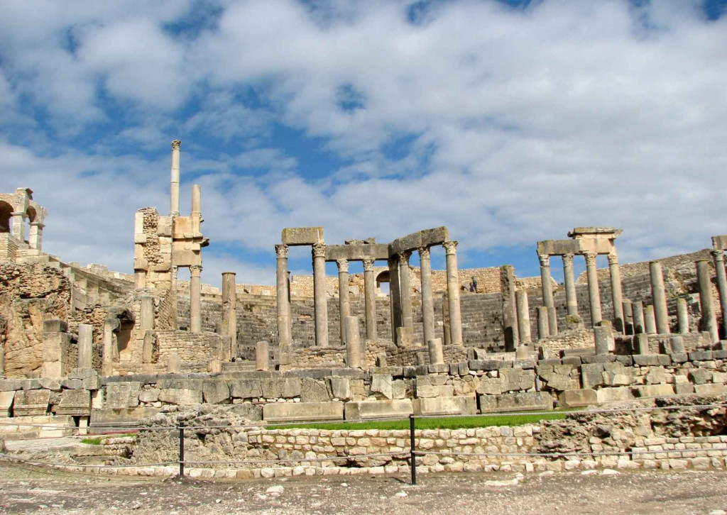 Roman Theater at Dougga, Tunisia
