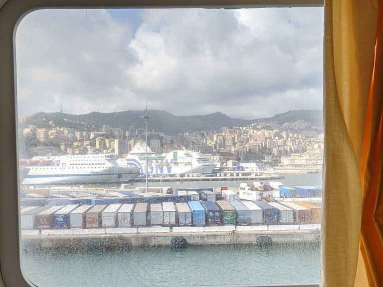 cabin view ferry to tunisia