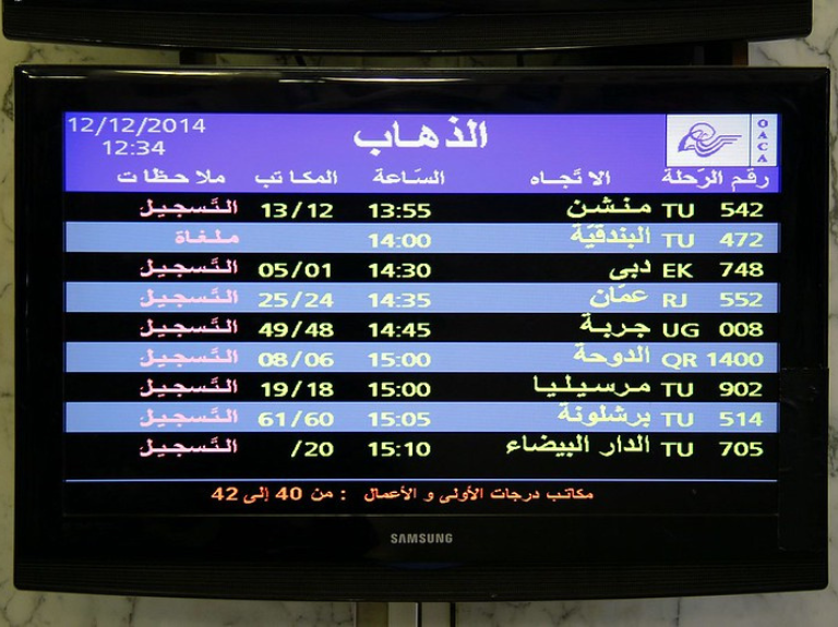 tunis carthage airport destinations