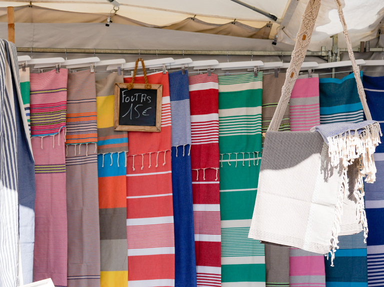 fouta beach rug