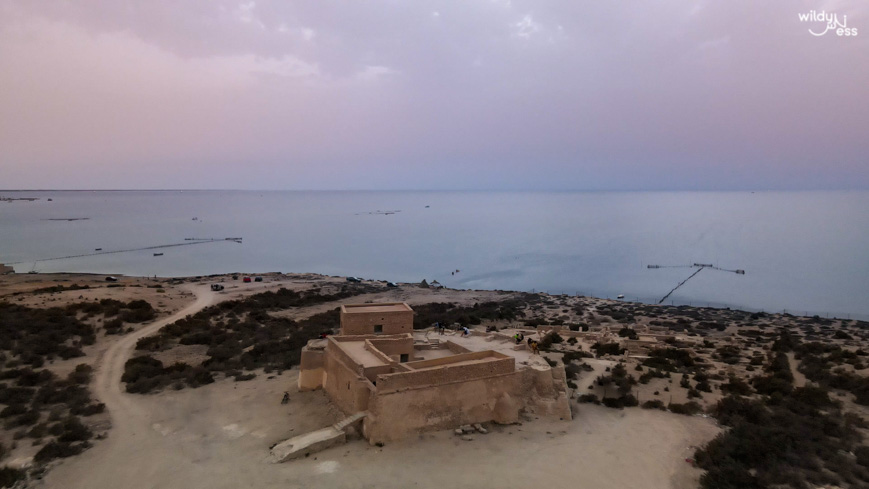 Fort El Hsar au coucher de soleil